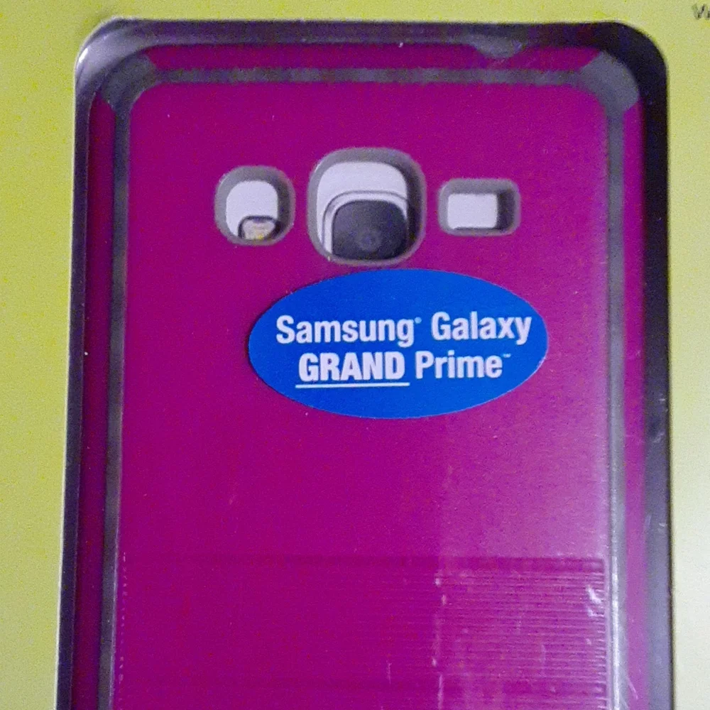 SAMSUNG GALAXY GRAND PRIME CELL, with case.